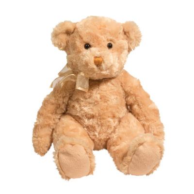 ultra soft golden brown teddy bear.