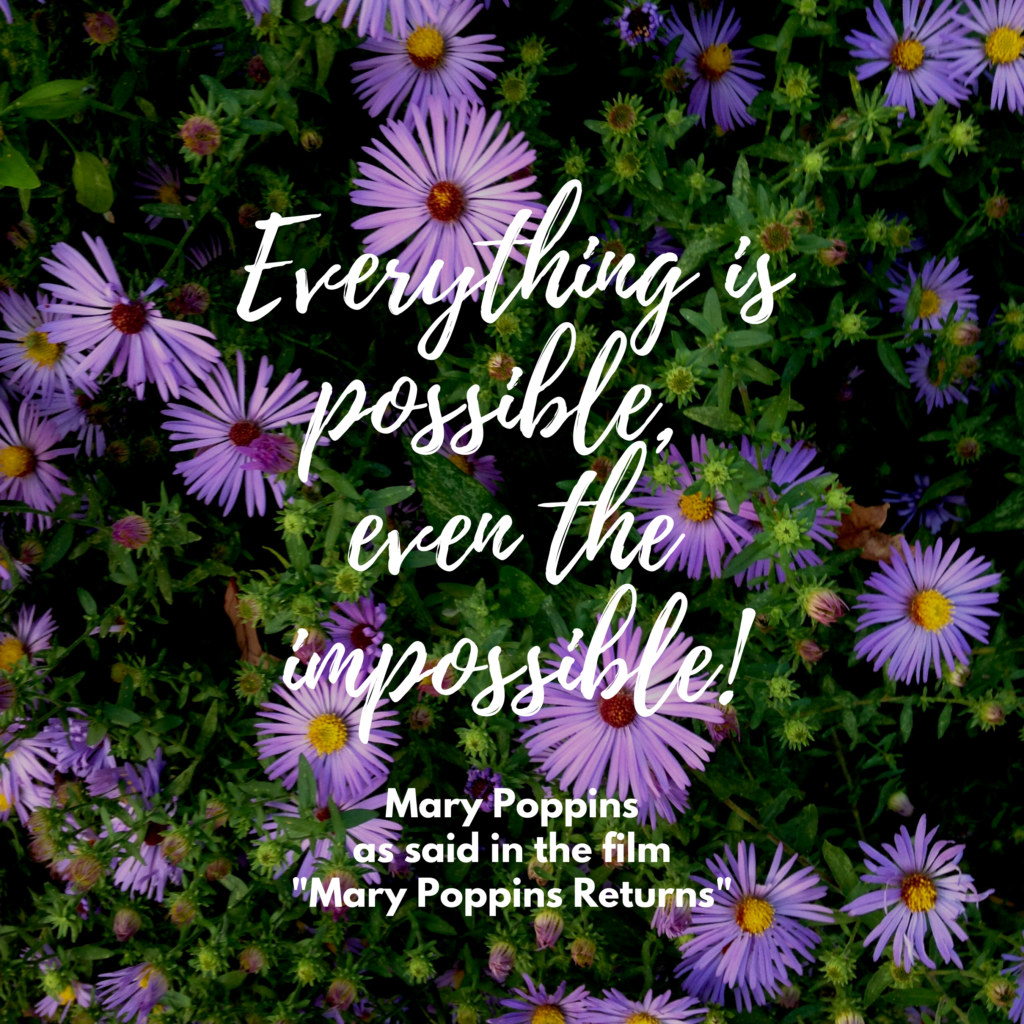 Everything is possible, even the impossible! From Mary Poppins Returns